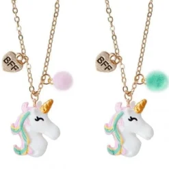 Unicorn BFF Share & Tear Necklace Set (2 pcs)