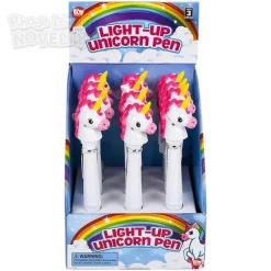 6" Unicorn Pen With White Light