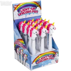6" Unicorn Pen With White Light