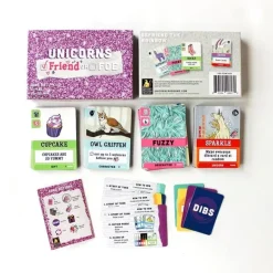Unicorns Friends or Foe Party Card Game for Kids & Adults