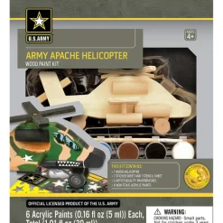 U.S. Army - Apache Helicopter Wood Paint Kit