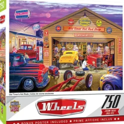 Wheels - Old Timer's Hot Rods - 750 Piece Puzzle