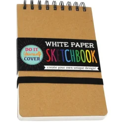 White DIY Cover Sketchbook - Small