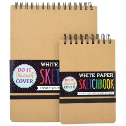 White DIY Cover Sketchbook - Small