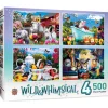 Wild & Whimsical - 4-Pack - 500 Piece Puzzles