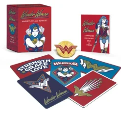 Wonder Woman: Magnets, Pin, and Book Set