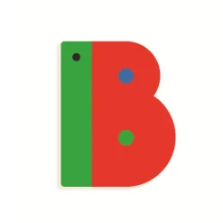 Wood Letters Graphic Animal - B