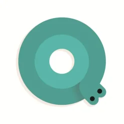 Wood Letters Graphic Animal - Q