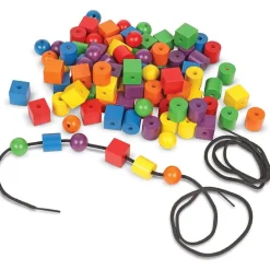 Wooden Beads - Lacing