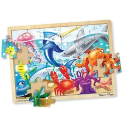 Wooden Jigsaw Puzzle Under the Sea - 24 Piece