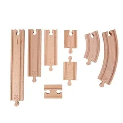 Wooden Train Track Super Expansion Rail Pack