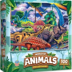 World of Animals Dinosaur Friends - 100 Piece Puzzle
