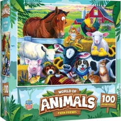 World of Animals - Farm Friends - 100 Piece Puzzle