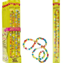 World's Biggest Sour Candy Necklace