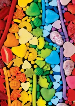 World‘s Smallest - Rainbow Candy - 1000 Piece Puzzle in a Tin