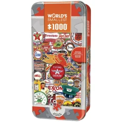 World's Smallest - Retro Petrol - 1000 Piece Puzzle in a Tin