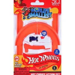 World's Smallest Hot Wheels Hot Curves Action Set - Includes 1 Car