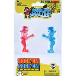 World's Smallest Rock 'Em Sock 'Em Robots