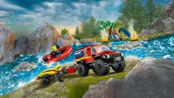 4x4 Fire Truck with Rescue Boat