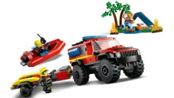 4x4 Fire Truck with Rescue Boat