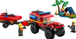 4x4 Fire Truck with Rescue Boat