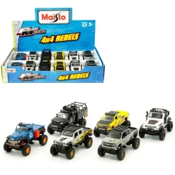 4.5" 4x4 Rebels Diecast Offroad Trucks Assorted Styles